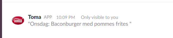 Lunch Slack Slash Command